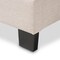 Baxton Studio Emerson Modern Light Beige Upholstered Queen Size Bed 136-7443 - alternate 3